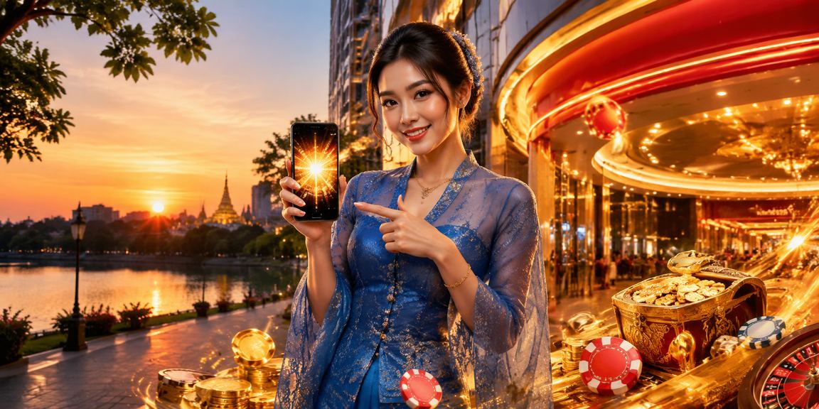 ရန်ကုန်အင်းလေးကန်ဆိုင်ကာစီနိုတွင် လောင်းကစားသမားများ
